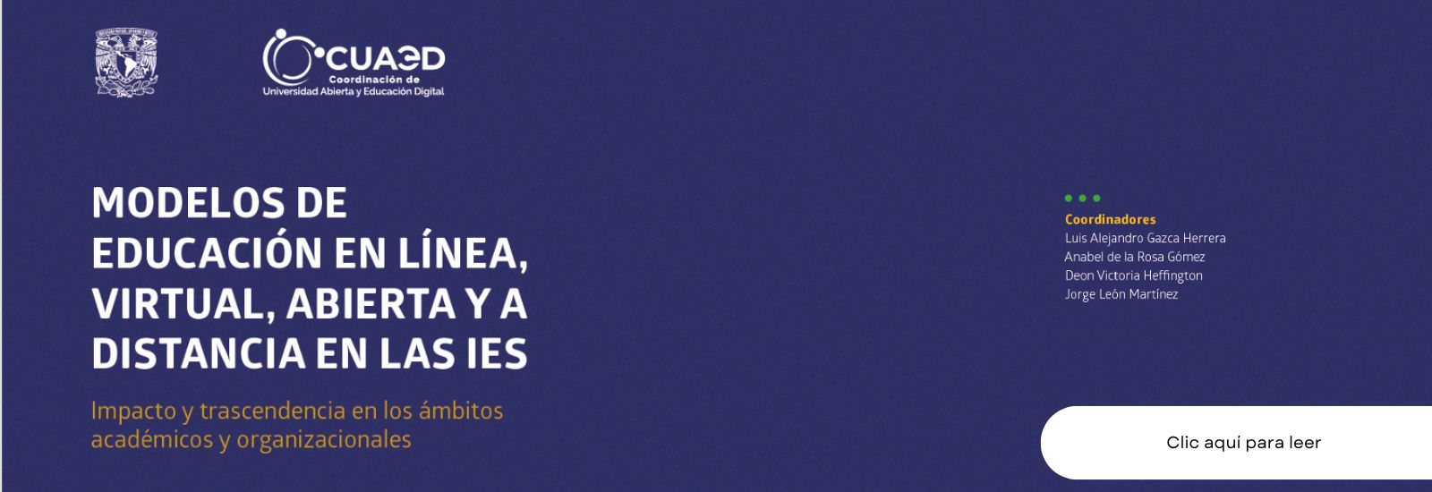 Libro MODELOS DE EDUCACIÓN EN LÍNEА, VIRTUAL, ABIERTA Y A DISTANCIA EN LAS IES